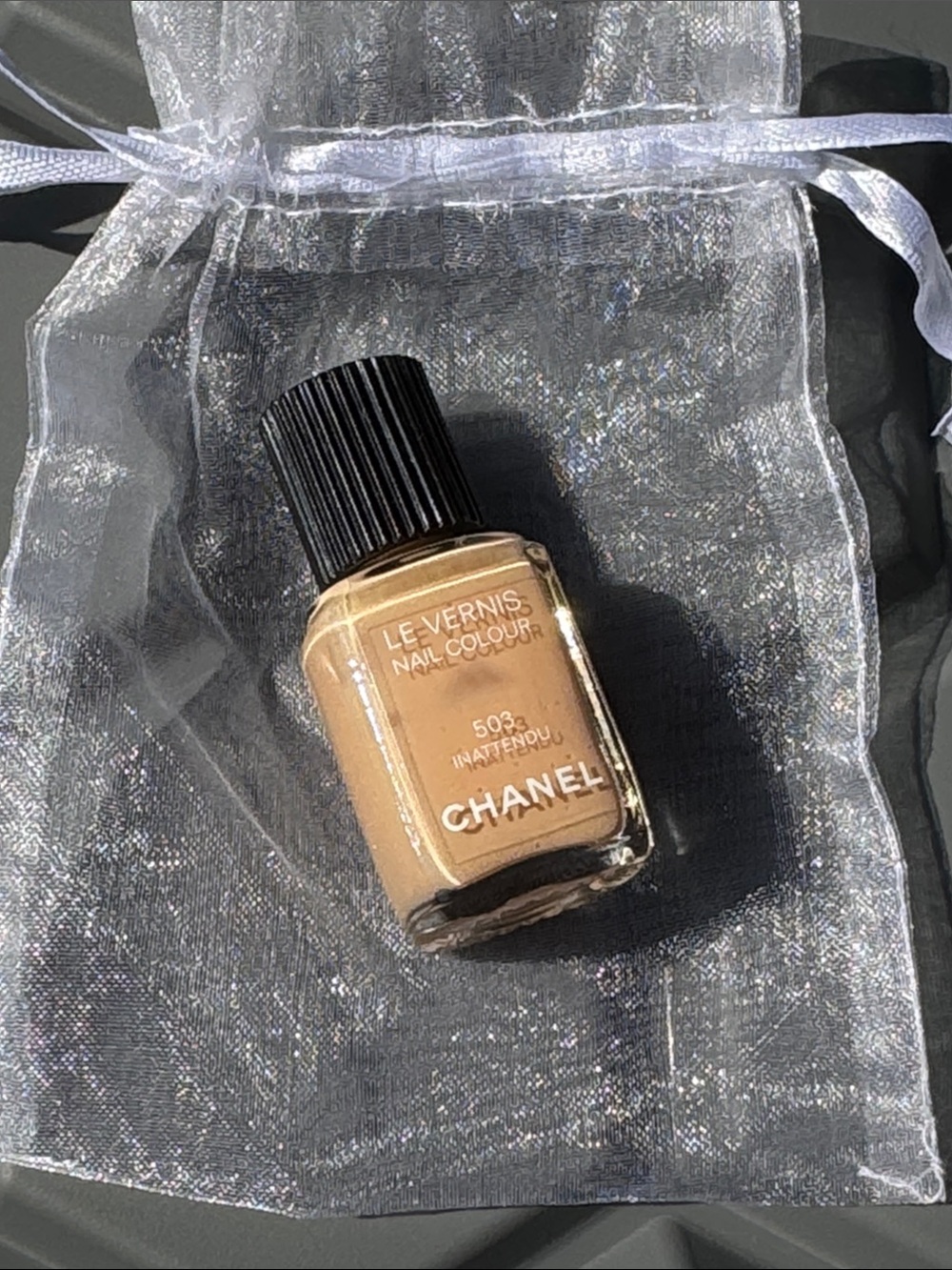 Chanel Nail color open bottle in #503 inattendu (unexpected)